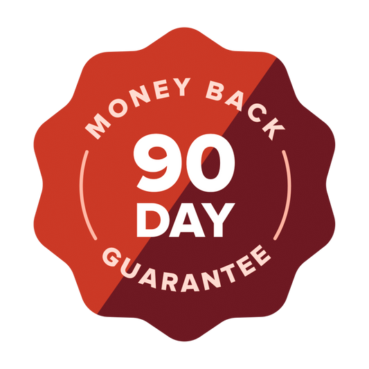 Extended 90-Day Money Back Guarantee